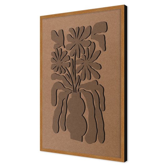 Quadro Para Colorir Alto Relevo Em Mdf Cru 3mm Estilo Matisse