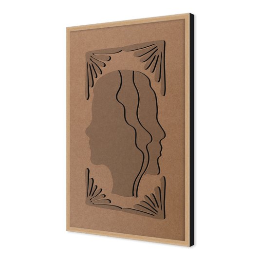 Quadro Para Colorir Alto Relevo Em Mdf Cru 3mm Estilo Matisse