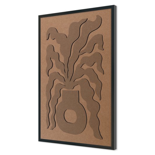 Quadro Para Colorir Alto Relevo Em Mdf Cru 3mm Estilo Matisse