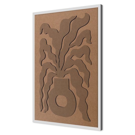 Quadro Para Colorir Alto Relevo Em Mdf Cru 3mm Estilo Matisse