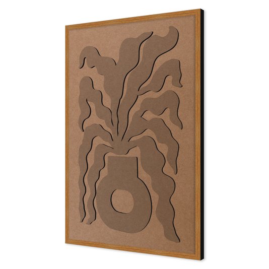 Quadro Para Colorir Alto Relevo Em Mdf Cru 3mm Estilo Matisse