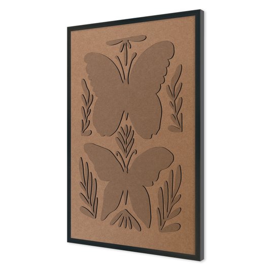 Quadro Para Colorir Alto Relevo Em Mdf Cru 3mm Estilo Matisse