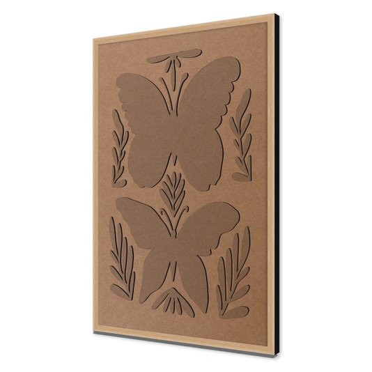 Quadro Para Colorir Alto Relevo Em Mdf Cru 3mm Estilo Matisse