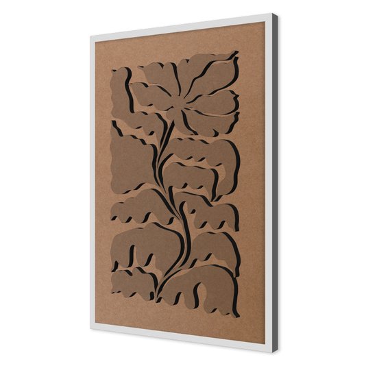 Quadro Para Colorir Alto Relevo Em Mdf Cru 3mm Estilo Matisse