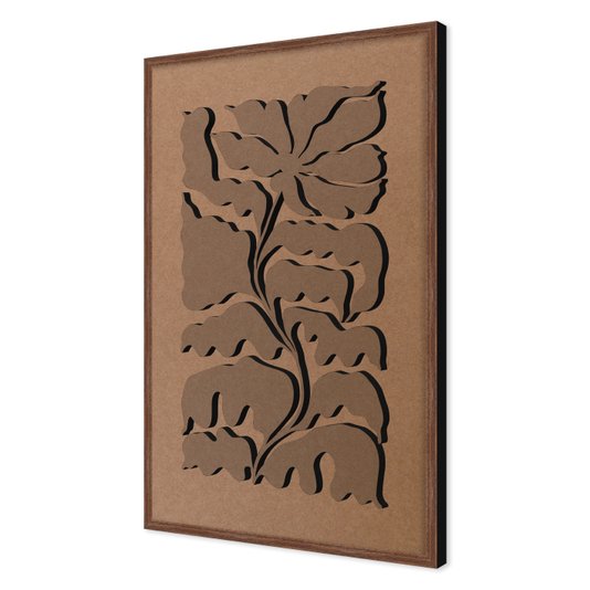 Quadro Para Colorir Alto Relevo Em Mdf Cru 3mm Estilo Matisse