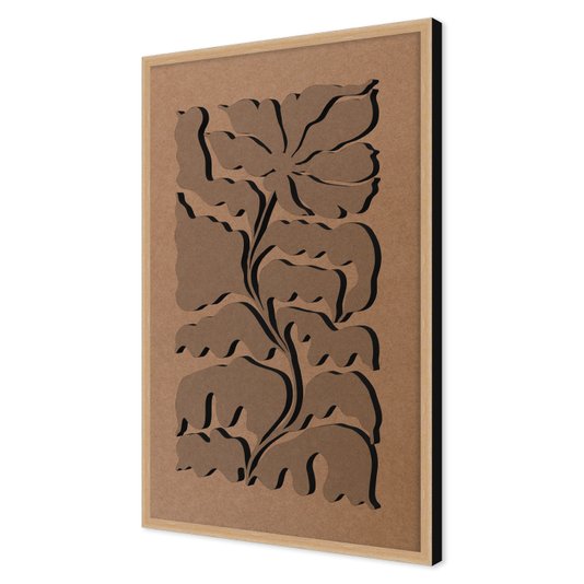 Quadro Para Colorir Alto Relevo Em Mdf Cru 3mm Estilo Matisse