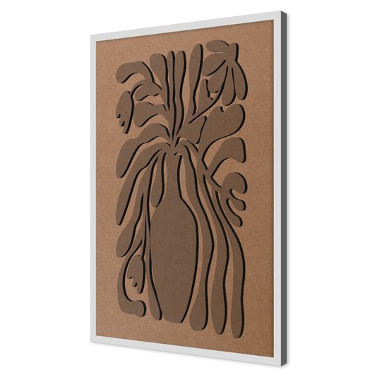 Quadro Para Colorir Alto Relevo Em Mdf Cru 3mm Estilo Matisse