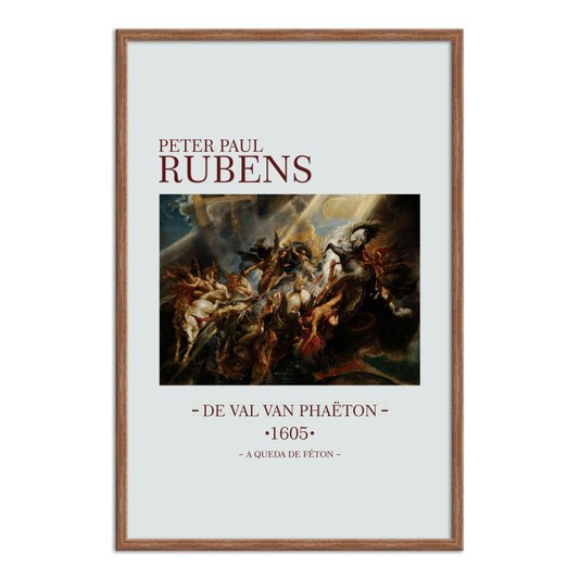 Quadro Decorativo A Queda de Féton de Peter Paul Rubens