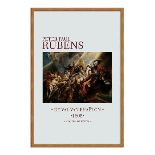 Quadro Decorativo A Queda de Féton de Peter Paul Rubens