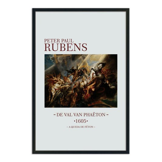 Quadro Decorativo A Queda de Féton de Peter Paul Rubens