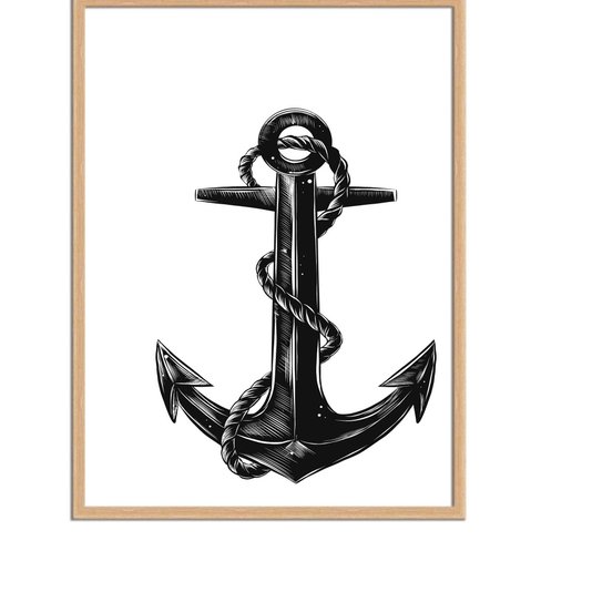 Quadro Decorativo Âncora
