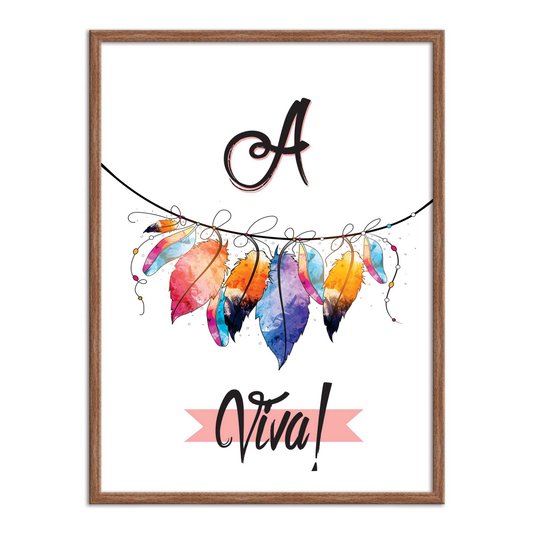 Quadro Decorativo Apenas Viva!