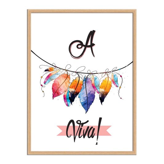 Quadro Decorativo Apenas Viva!