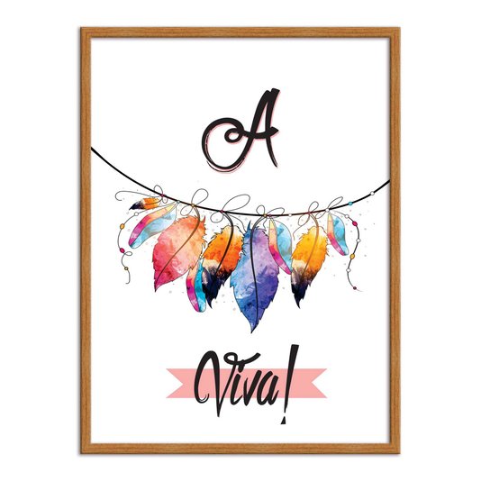 Quadro Decorativo Apenas Viva!