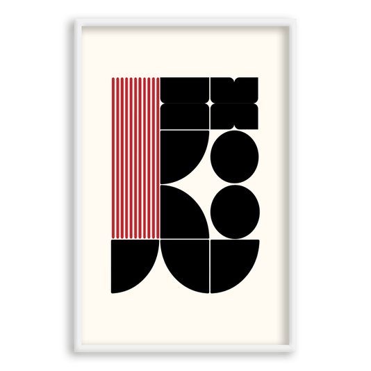 Quadro Decorativo Bauhaus Geométrico