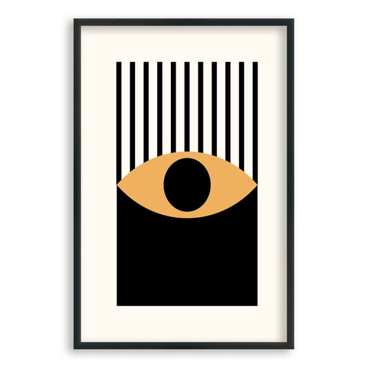 Quadro Decorativo Bauhaus Olho