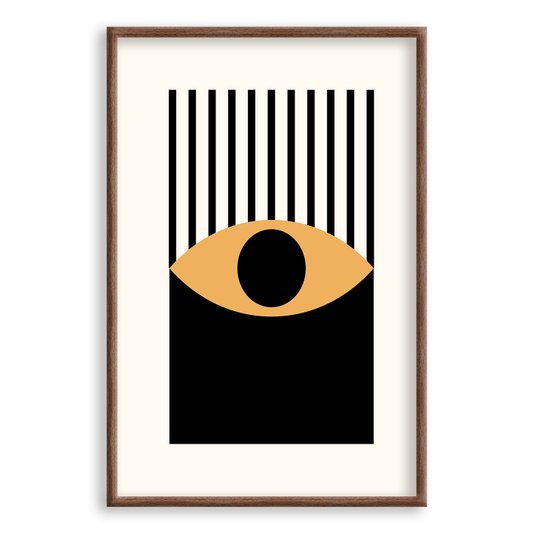 Quadro Decorativo Bauhaus Olho