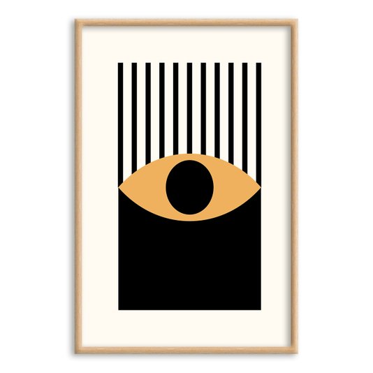 Quadro Decorativo Bauhaus Olho