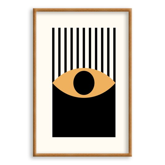 Quadro Decorativo Bauhaus Olho