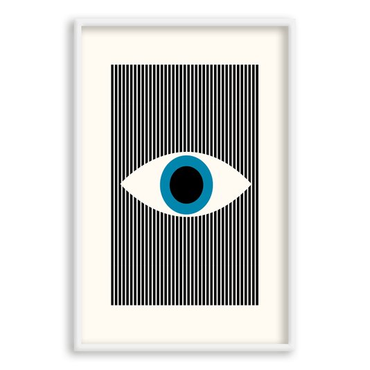 Quadro Decorativo Bauhaus Olho Geométrico