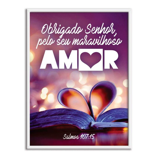 Quadro Decorativo Bíblico Salmos 107:15