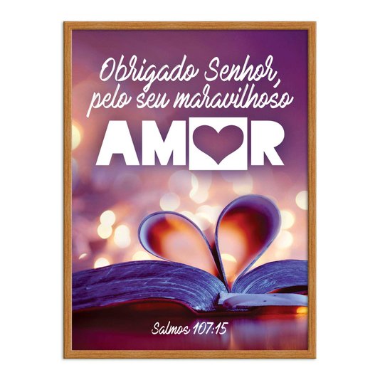 Quadro Decorativo Bíblico Salmos 107:15