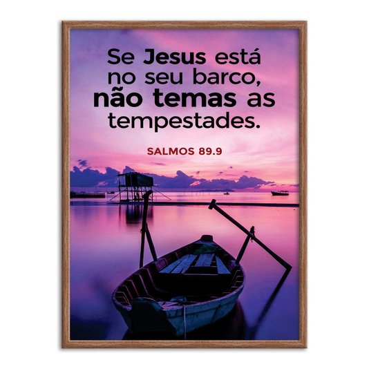 Quadro Decorativo Bíblico Salmos 89.9