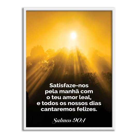 Quadro Decorativo Bíblico Salmos 90:1