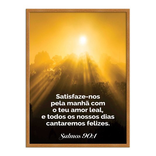 Quadro Decorativo Bíblico Salmos 90:1