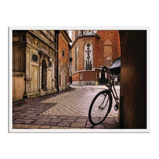 Quadro Decorativo Bicicleta em Beco