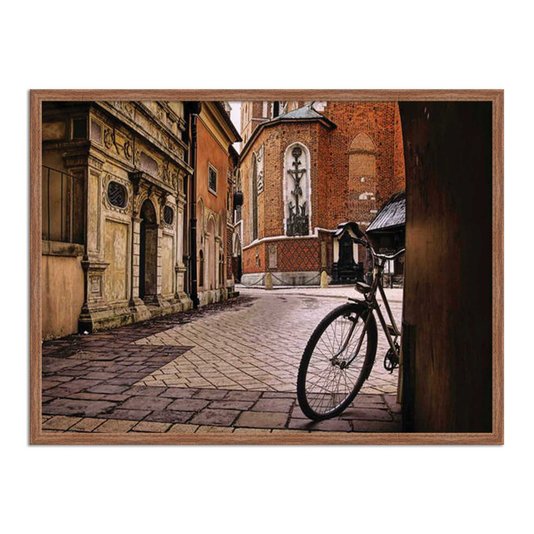 Quadro Decorativo Bicicleta em Beco