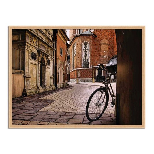 Quadro Decorativo Bicicleta em Beco