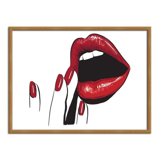 Quadro Decorativo Boca