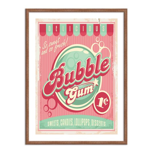 Quadro Decorativo Bubble Gum