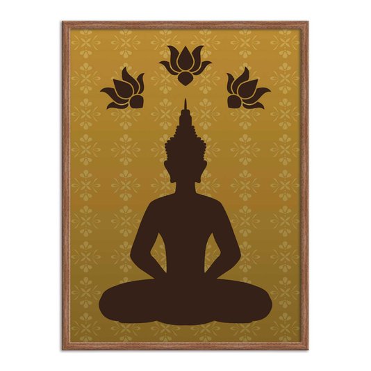 Quadro Decorativo Buda Meditando