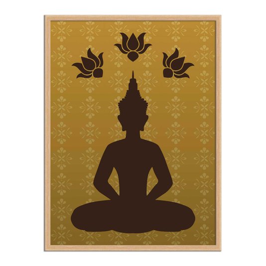 Quadro Decorativo Buda Meditando