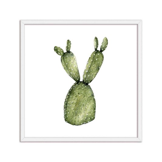 Quadro Decorativo Cactos Espinhoso De Orelha Q3184_1