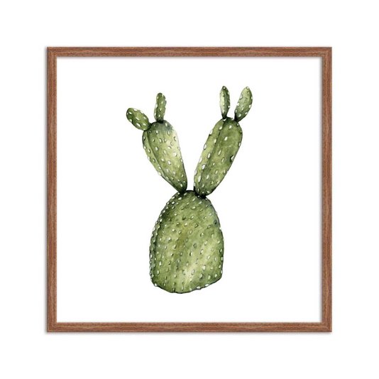 Quadro Decorativo Cactos Espinhoso De Orelha Q3184_1