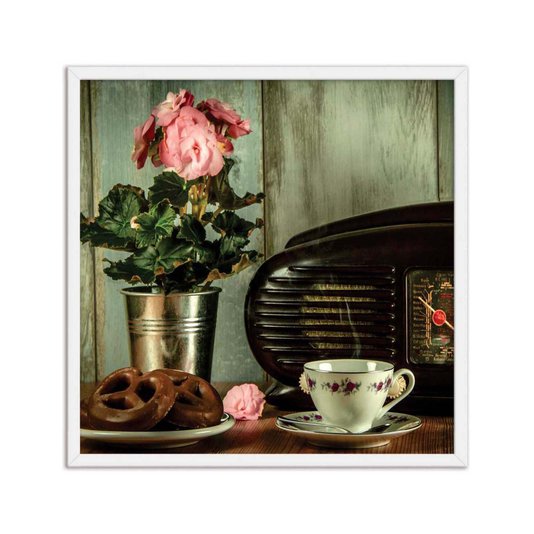 Quadro Decorativo Café da Manhã Vintage
