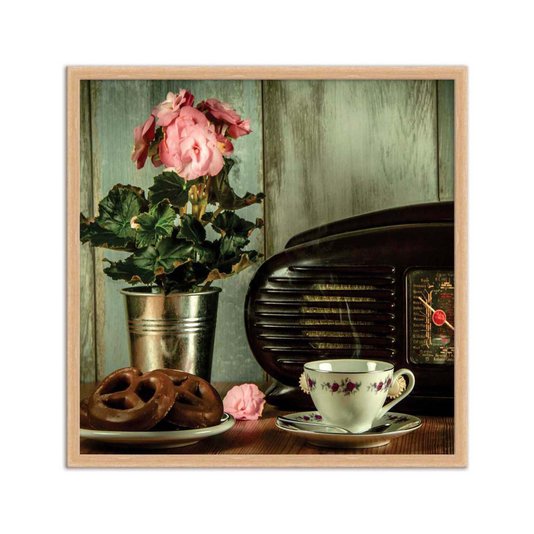 Quadro Decorativo Café da Manhã Vintage