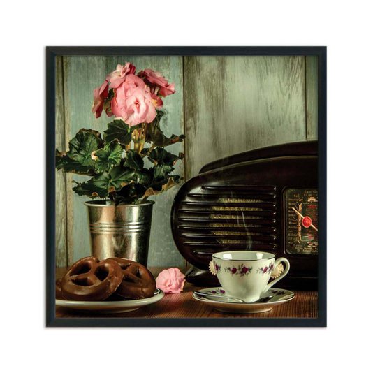 Quadro Decorativo Café da Manhã Vintage