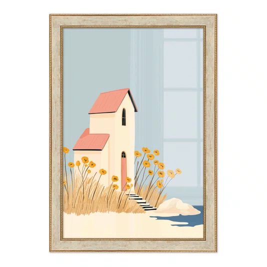Quadro Decorativo Casa de Verão Estilo Modern Heritage