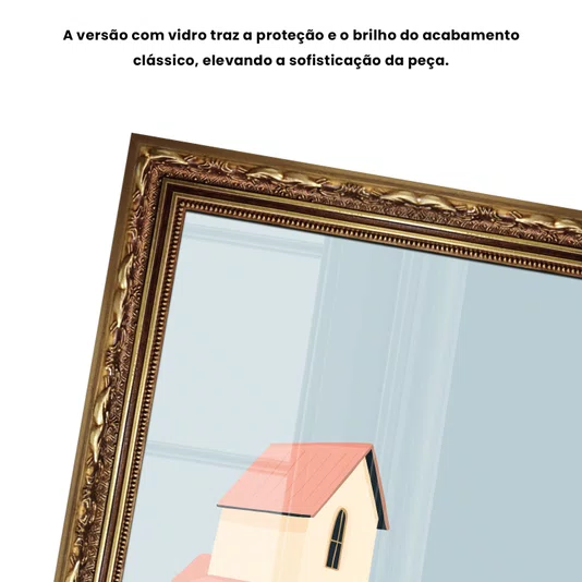 Quadro Decorativo Casa de Verão Estilo Modern Heritage