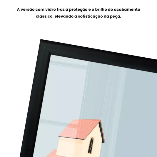 Quadro Decorativo Casa de Verão Estilo Modern Heritage
