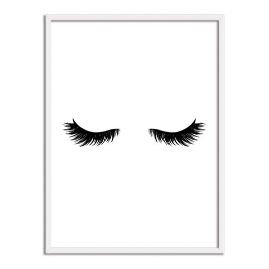 Quadro Decorativo Cílios