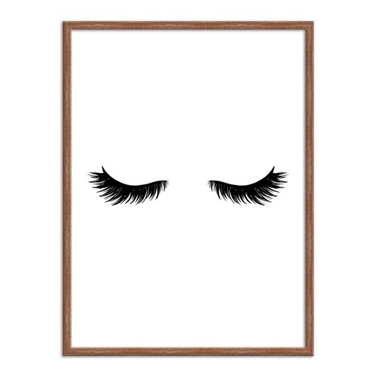 Quadro Decorativo Cílios