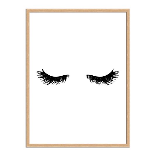 Quadro Decorativo Cílios
