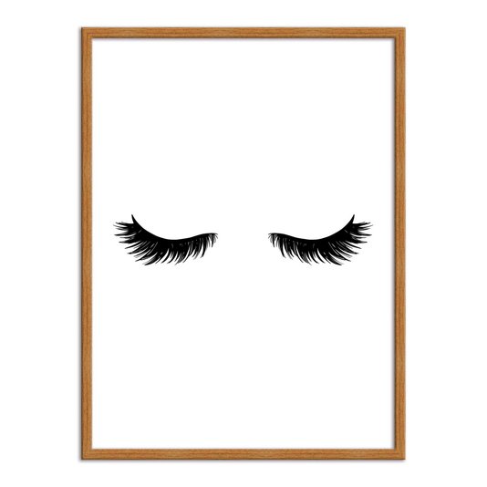 Quadro Decorativo Cílios