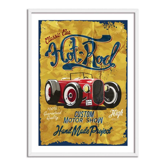 Quadro Decorativo Classic Car Hor-Rod