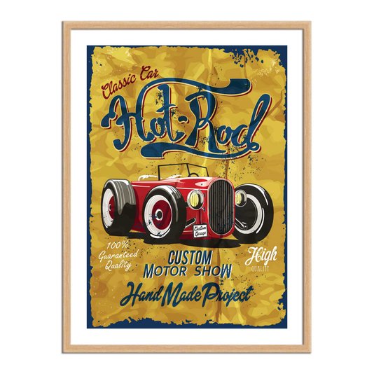 Quadro Decorativo Classic Car Hor-Rod